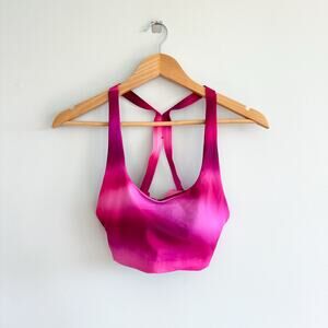 Athleta Malibu Bikini Top A-C Surf Blur Fuschia Pink M